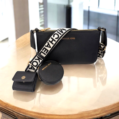 ボワイエ　フルセット Jet Set Large Saffiano Leather Crossbody Bag in DRAGONFRUIT - Sale