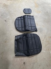 Mgb Front Seat Cover Kit 1970-1980 Black Vinyl - New Mgb Front Seat Cover Kit 1970-1980 Black Vinyl - New
