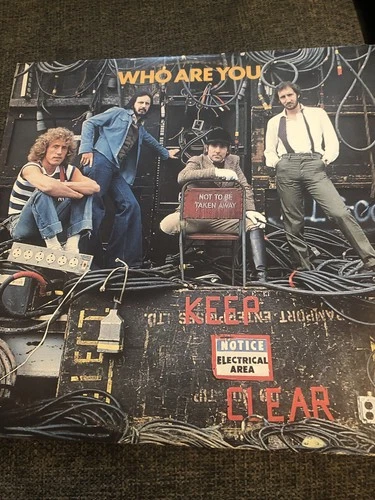 THE WHO Who Are You USED 1978 LP Keith Moon Final Vinyl Record MCA-3050