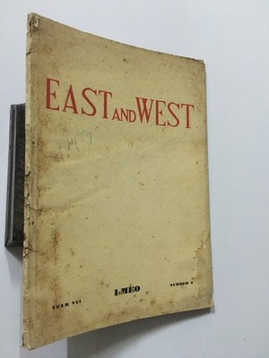 Tucci, Giuseppe (Ed): East And West. Volume 7, Nos 3. October 1956.