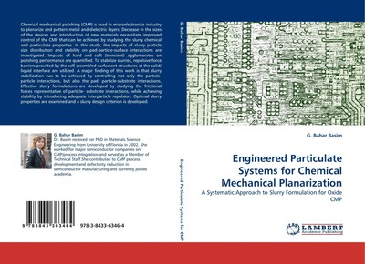 G. Bahar Basim | Engineered Particulate Systems for Chemical Mechanical...