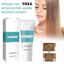 3 Packs Protein Hair Straightening Cream Silk  Gloss Hair Straighten Cream 60ml