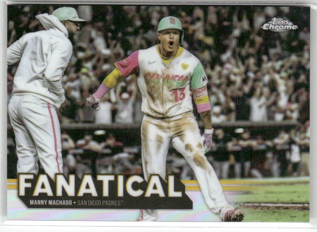 2025 Topps Chrome Fanatical #FAN-6 Manny Machado Padres SP