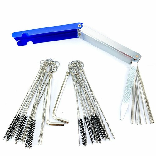 45pcs Cleaning Brushes Carburetor Carb ATV Motorcycle Small Engine WireTool Kit - Picture 11 of 12