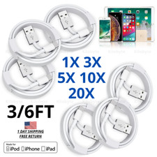 USB Charging Data Sync Cord Charger Cable For iPhone 14 13 12 11 XR SE 8 7 6 Lot