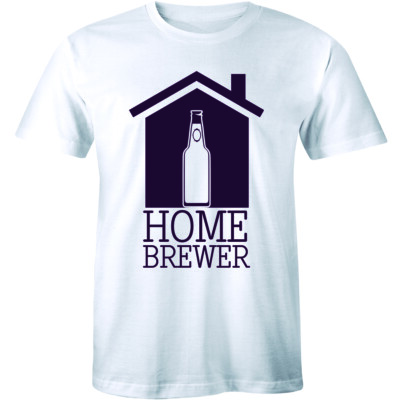 Home Brewer Beer Lover Stout Drinking Men T-Shirt Alcohol Amateur Microbrew Tee