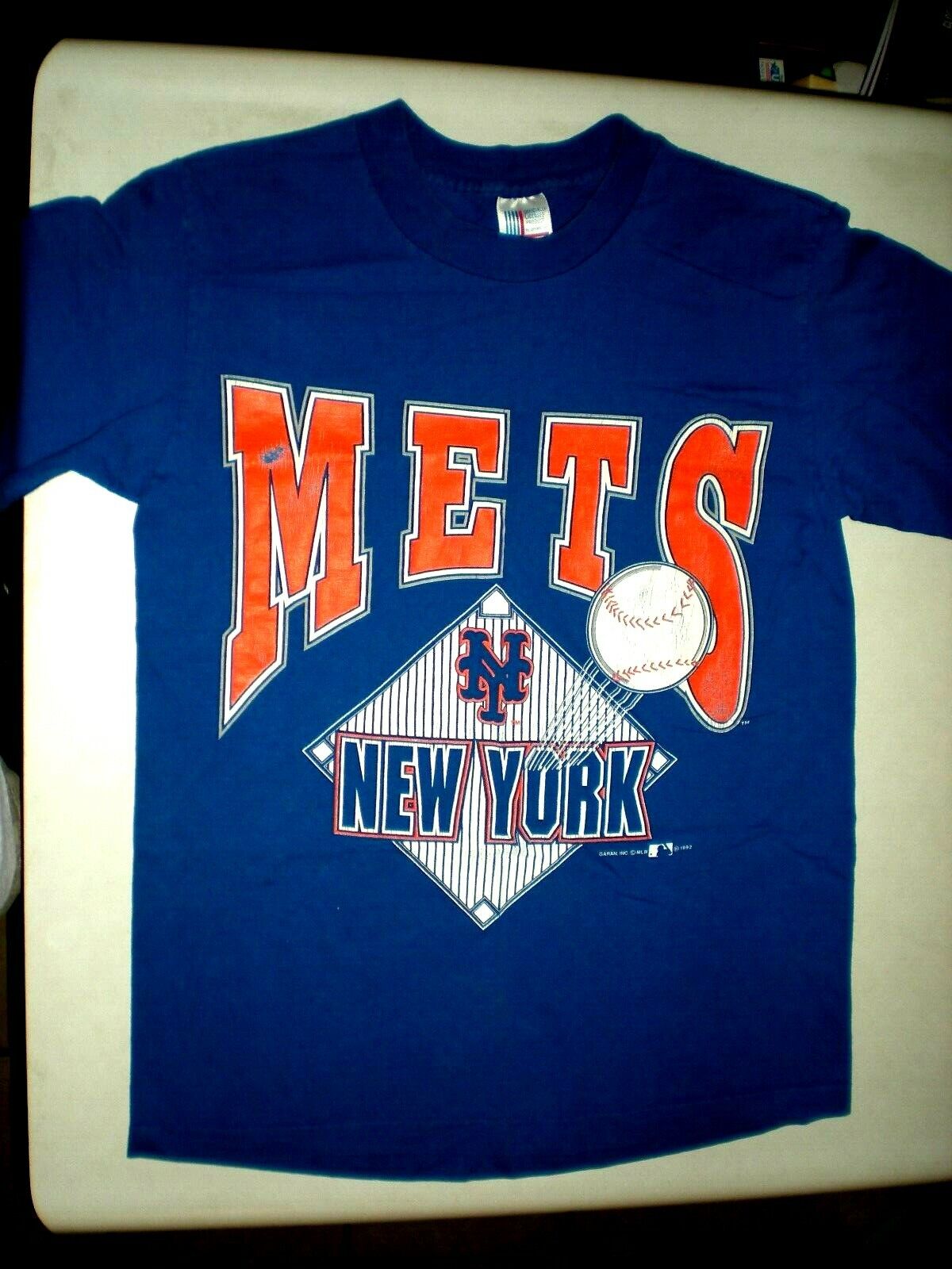 Sports / College Vintage Champion MLB New York Mets Tee Shirt 1988 Size Large Made in USA