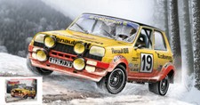 Modellauto Bausatz Auto Maßstab 1:24 Italeri Renault R5 Alpine Rally Rallye
