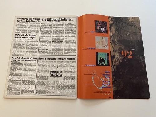 Billboard Magazine Rolling Stones June 20, 1992 EX-MT - Picture 6 of 7