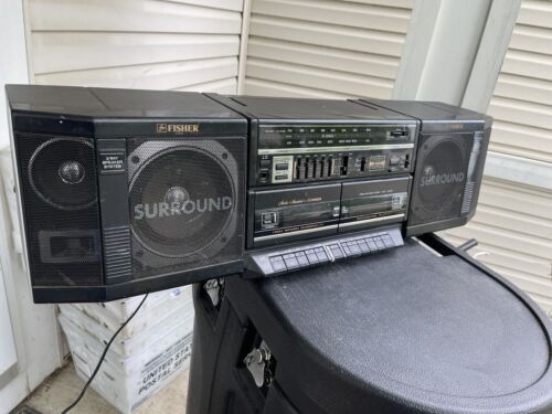 Fisher PH-W803 Surround Sound AM/FM Boombox Radio Portable Garage C Details - Picture 1 of 6