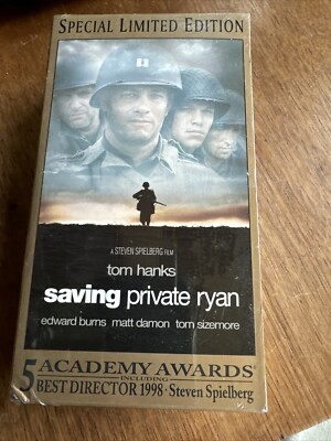 Saving Private Ryan (VHS, 2000, 2-Tape Set, Special Limited Ed) w/Watermarks