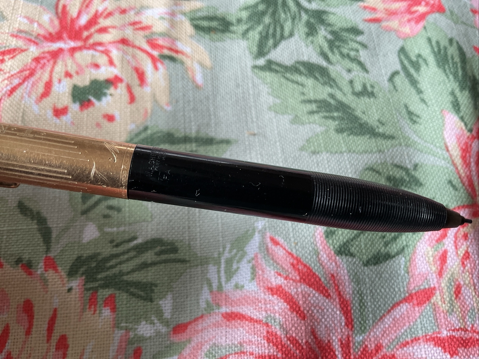 Vintage W. A. Sheaffer 14 K Gold Filled Continuous Twist Pencil Fort Madi Ref15