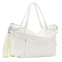 Desigual Libia 2.0 Half Logo Tasche Weiß GroßE Damen UmhäNgetasche 45X25X15Cm...