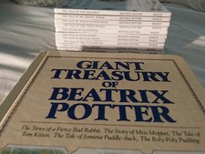 Lot of 10 Vintage Beatrix Potter Hard co Books The