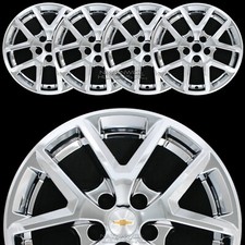 4 Chevrolet Equinox Ls Lt 2022 2024 Chrome 17 Wheel Skins Hub Caps Rim Covers
