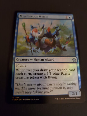 MTG Magic the Gathering Mischievous Mystic (47/763
