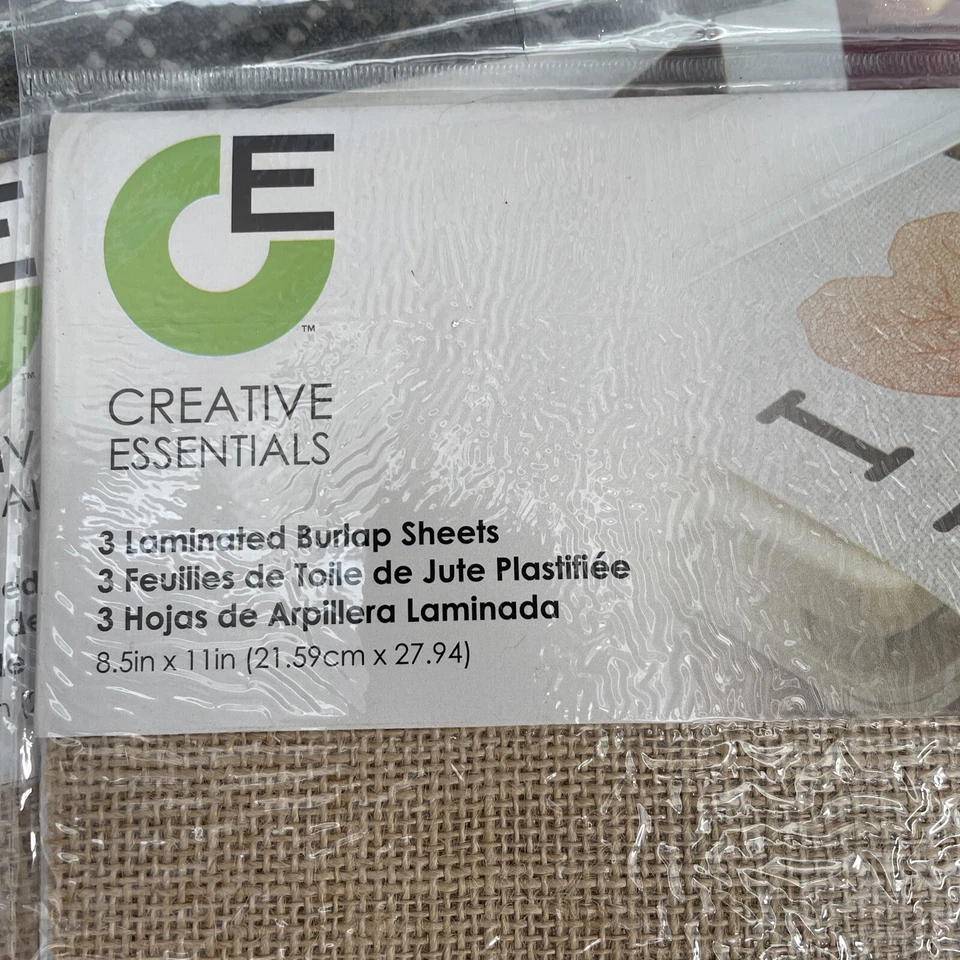 2 Springs Creative Essentials Laminated Burlap Sheets (3 Each 6 Total)PRINTABLE - Image 2 of 4