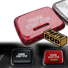 Corvette C7 Real Carbon Fiber Push To Start Button Cover Fits 2014-2019 Corvette C7 Real Carbon Fiber Push To Start Button Cover Fits 2014-2019