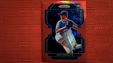 2022 Panini Prizm Baseball Red Prizm #258 Jake Brentz Rookie