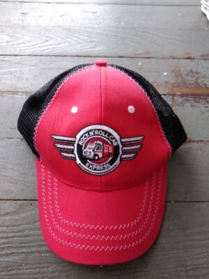 SNAP-ON TOOLS ROCK N' ROLL CAB EXPRESS Hat red black adjustable Trucker Mesh