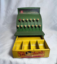 Vtg Tom Thumb Cash Register Western Stamping Co Jackson Michigan Toy Register