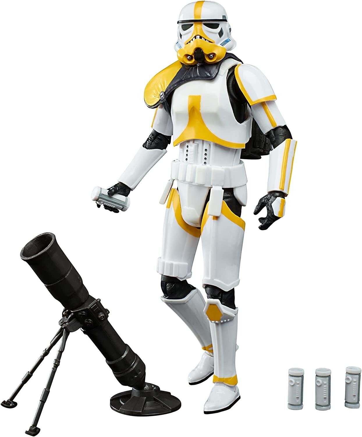 Figurine Star Wars Stormtrooper d'artillerie 15 cm articulée avec mortier