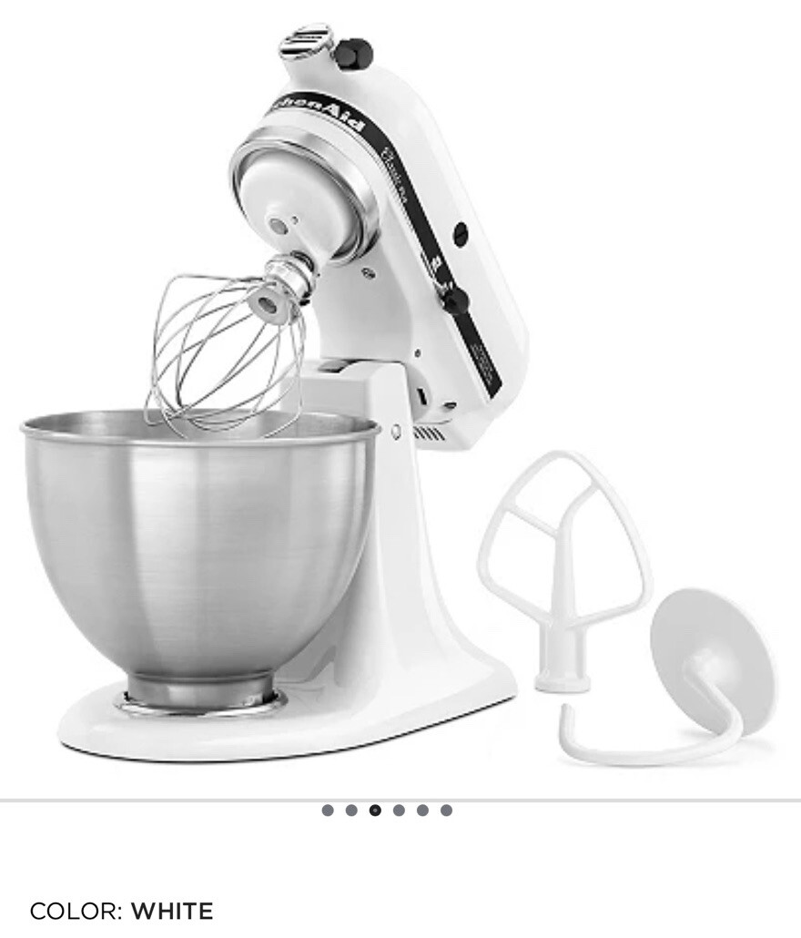 Kitchenaid Stand Mixer KSM75 Classic Plus 4.5 Qt White eBay