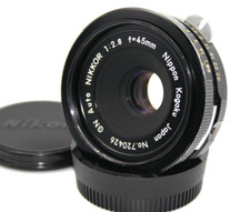 Nikon 45mm f/2.8 GN Auto NIKKOR Non AI Manual Focus Lens