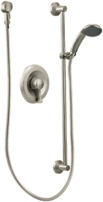 MOEN T8346CBN CLASIC BRUSHED NICKEL POSI-TEMP HANDHELD SHOWER WITH SLIDE BAR KIT