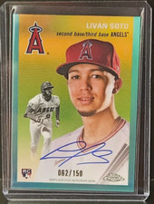 2023 TOPPS CHROME ANNIVERSARY #CPA-LSO LIVAN SOTO AUTO - AQUA REFRACTOR #/150