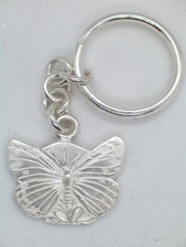 Butterfly: 925 Silver Keychain - Lepidopteran - Keys - Breeze -
