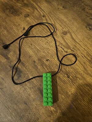 Tilcare Chew Chew Sensory Necklace Green Best for Kids or Adults