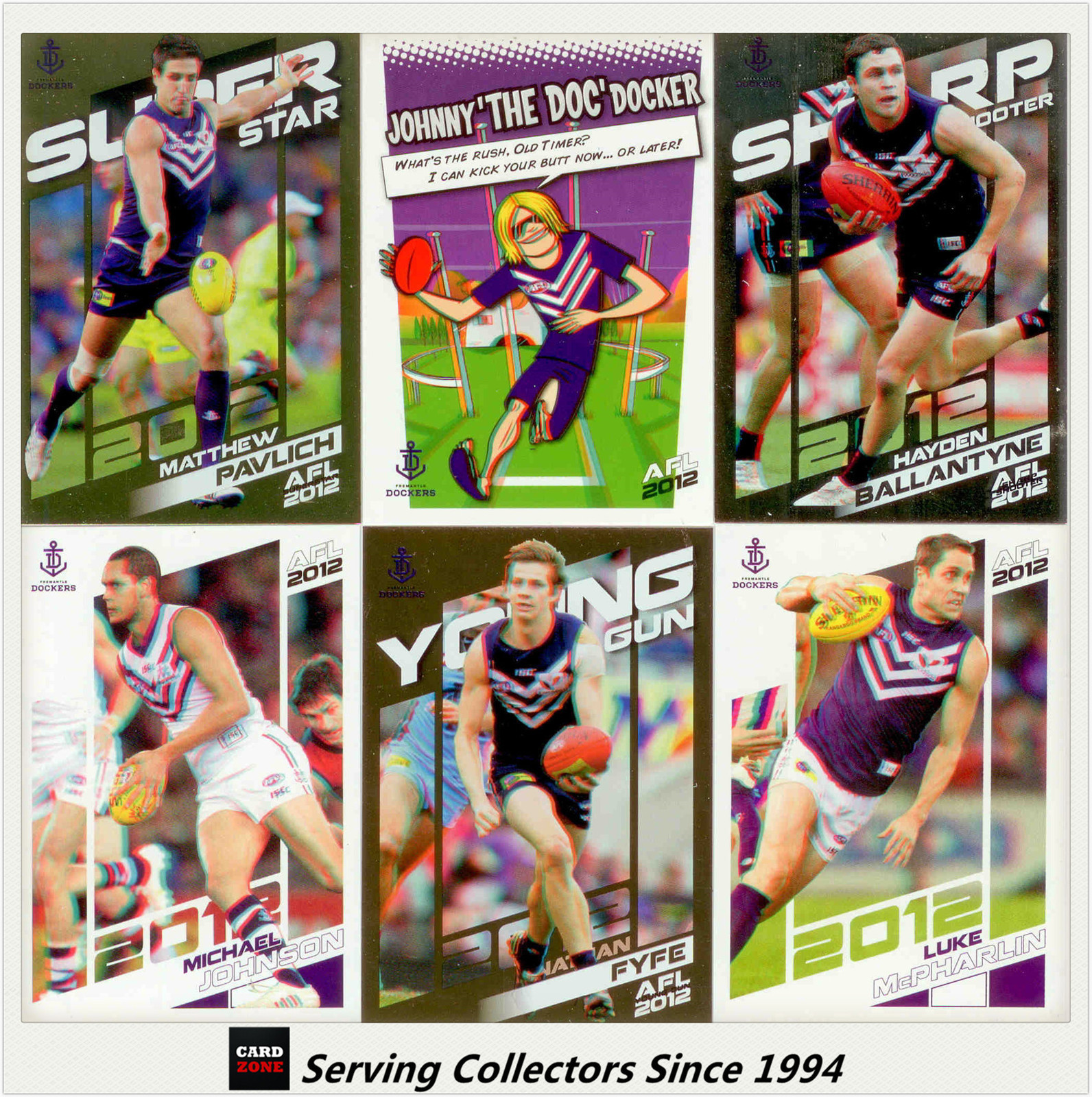 2012 Herald Sun AFL Trading Cards Base Card Team Set Fremantle (12) eBay