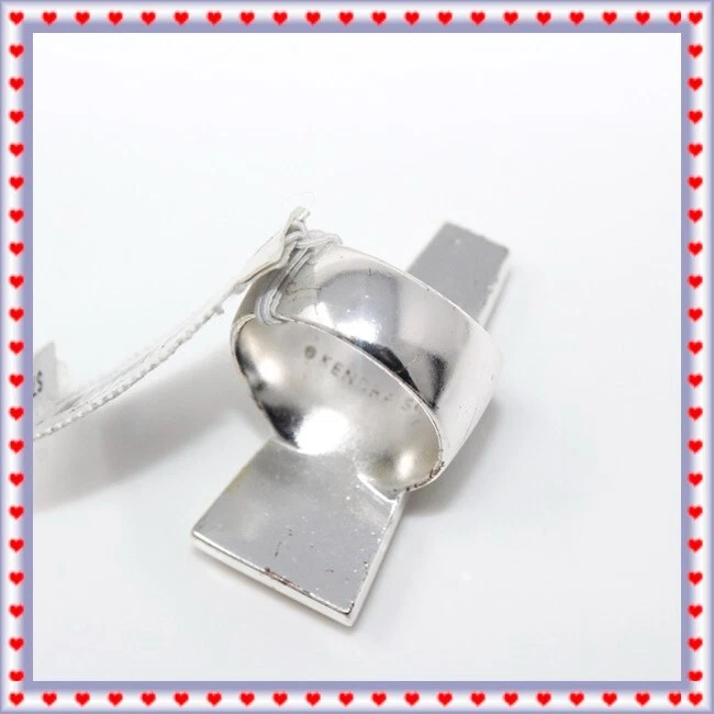 Anillo Kendra Scott Silver Collins grande llamativo talla 7 Foto 4 de 4