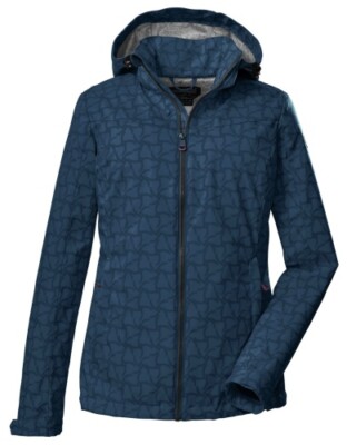 KILLTEC Damen Softshelljacke mit All Over-Print wasserabweisend KOS 90 WMN