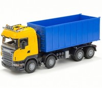 Emek Scania R Hook Lift Skip Tipper (yellow) Emek Scania R Hook Lift Skip Tipper (yellow)