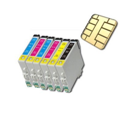 6 x  Druckerpatronen kompatibel für Epson Stylus Photo R300 kein original Epson 