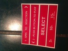  JUKEBOX AMI H O I ROSSO VERDE O BLU COIN SPIN PULSANTE PER GIOCARE SET 4 PZ