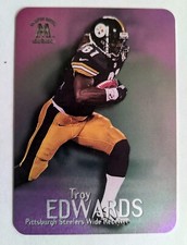 TROY EDWARDS, 1999 SKYBOX MOLTEN METAL ROOKIE CARD #144. rookie card picture