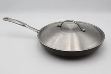 Simply Calphalon Skillet Frying Pan with Lid