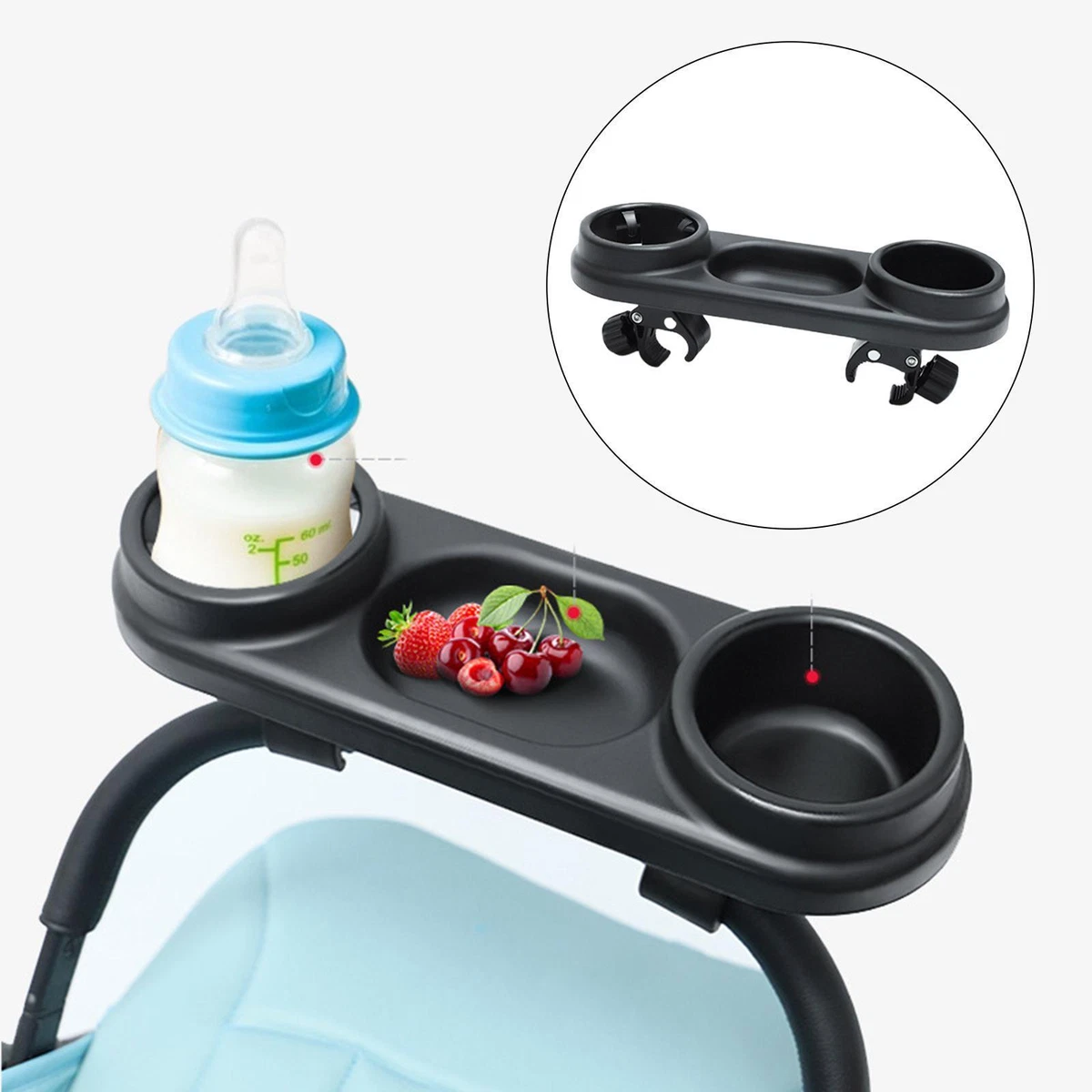 Universal pram snack clearance tray