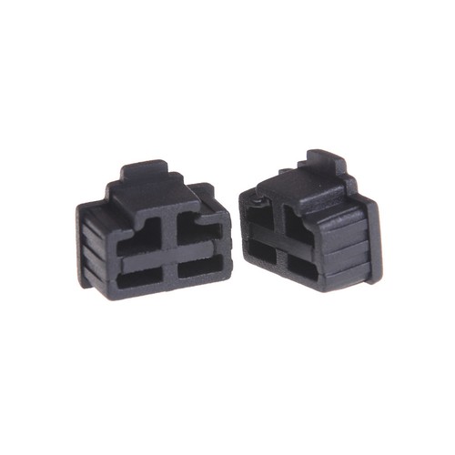 10Pcs Black Ethernet Hub Port RJ45 Anti Dust Cover Cap Protector Plug 3C - Afbeelding 6 van 6