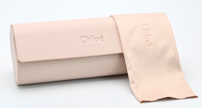 Chloe Brillenetui Magnetisch Nude Rosé Elegant Small Semi Rigid Optical Case NEW