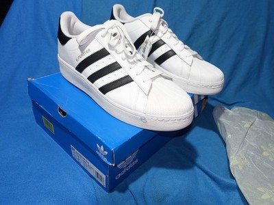 Adidas Superstar XLG White Black White Black Gold Trainers US16 51 1/3 UK15 RARE