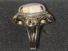 Vintage Australian Black Opal ~20 Carat Diamond Ring in 14k Yellow Gold 15.81 Gr — photo 8