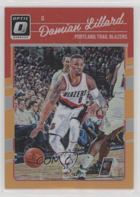 2016-17 Panini Donruss Optic Orange Prizm 5/199 Damian Lillard #131 z0i