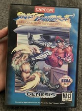 Street Fighter II Special Champion Edition Sega Genesis, 1993 With Case