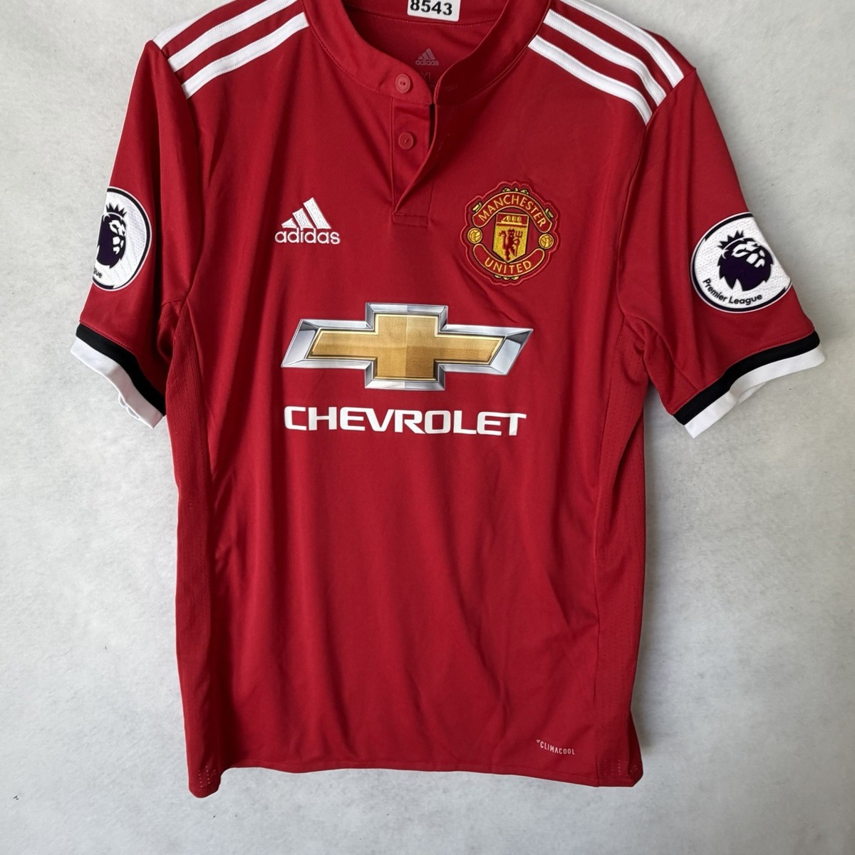 Youth Adidas Lukaku 9 Manchester United Chevrolet Soccer Red