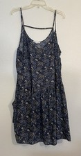 American Eagle Outfitter Sleeveless Dress Spaghetti Strap Size XXL Multicolor