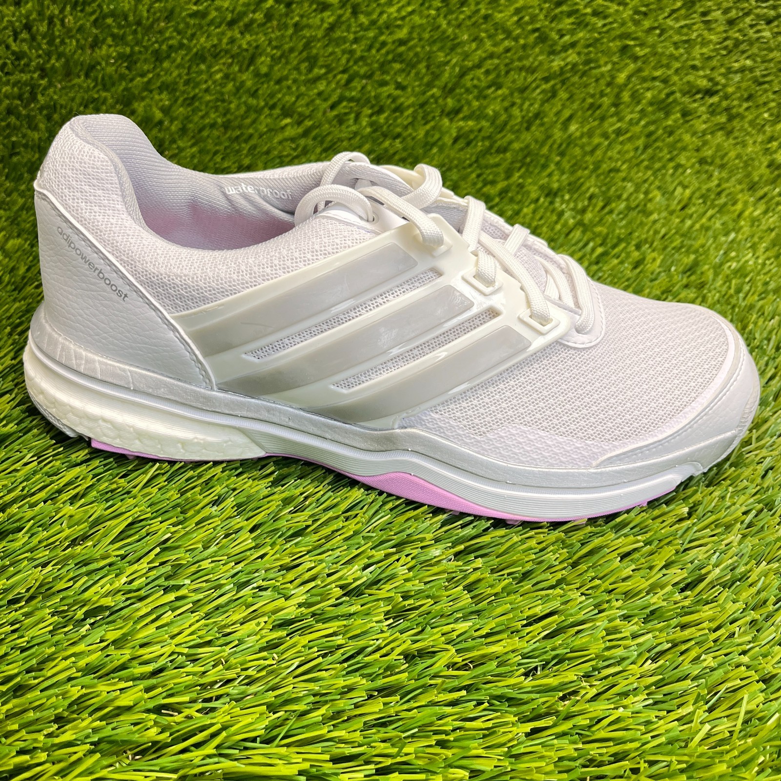 Adidas Adipower Boost 2 Womens Size 8.5 White Running Spikel